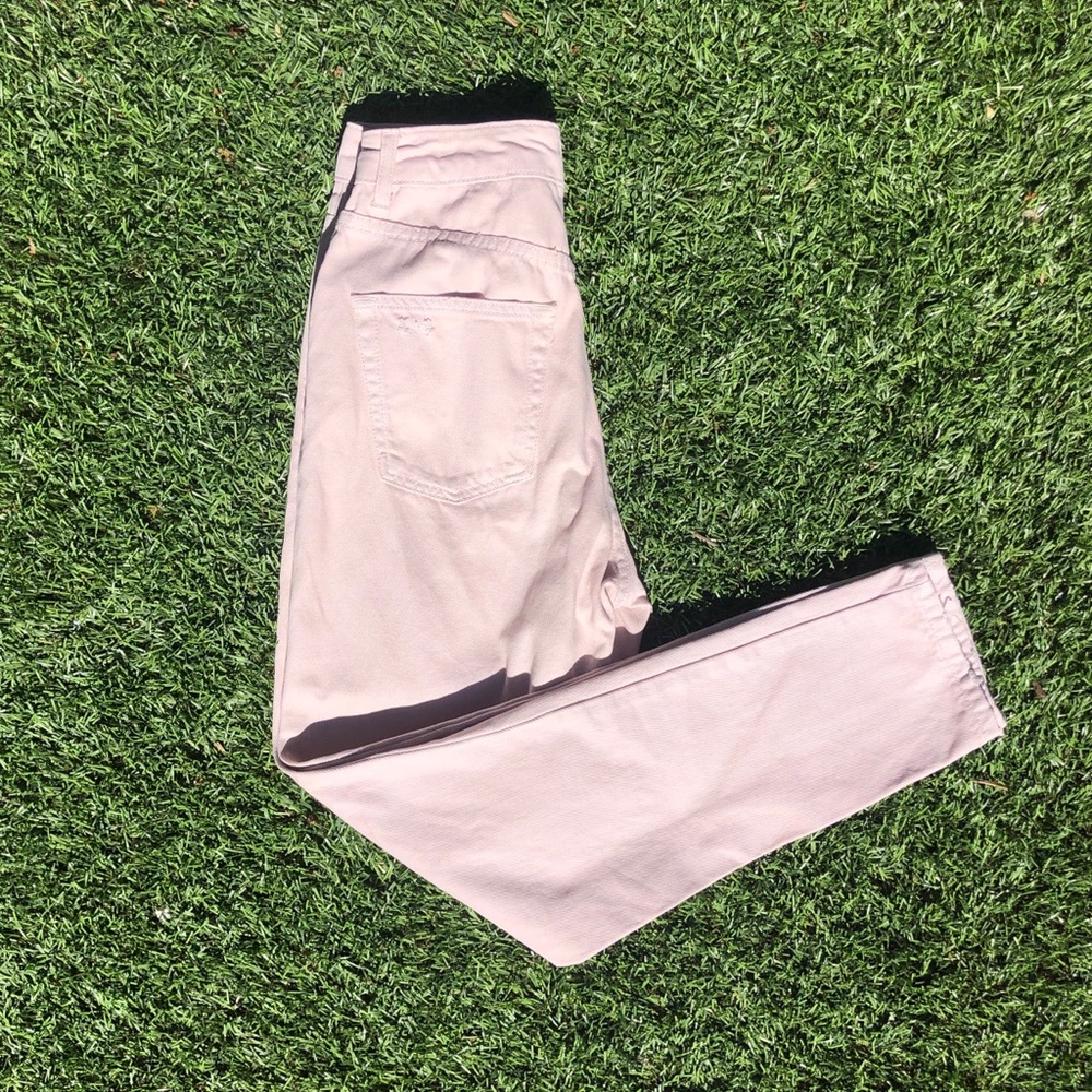 Baby Pink Topshop Mom Jeans